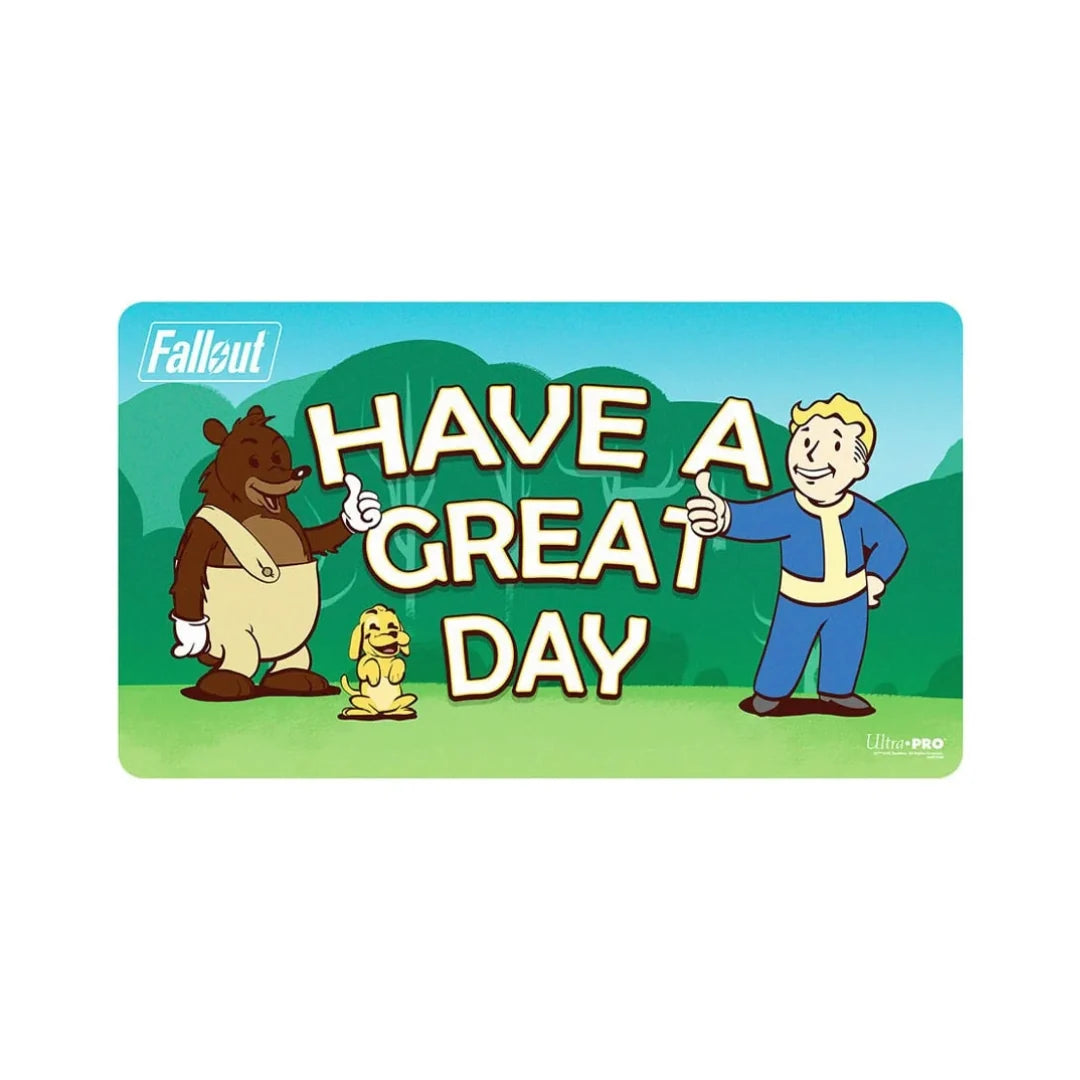 Fallout Playmat - Vault Boy Have a Great Day