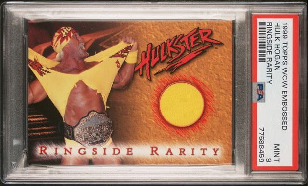 1999 Topps WCW Embossed Ringside Rarity Hulk Hogan PSA 9 | Eastridge Sports Cards