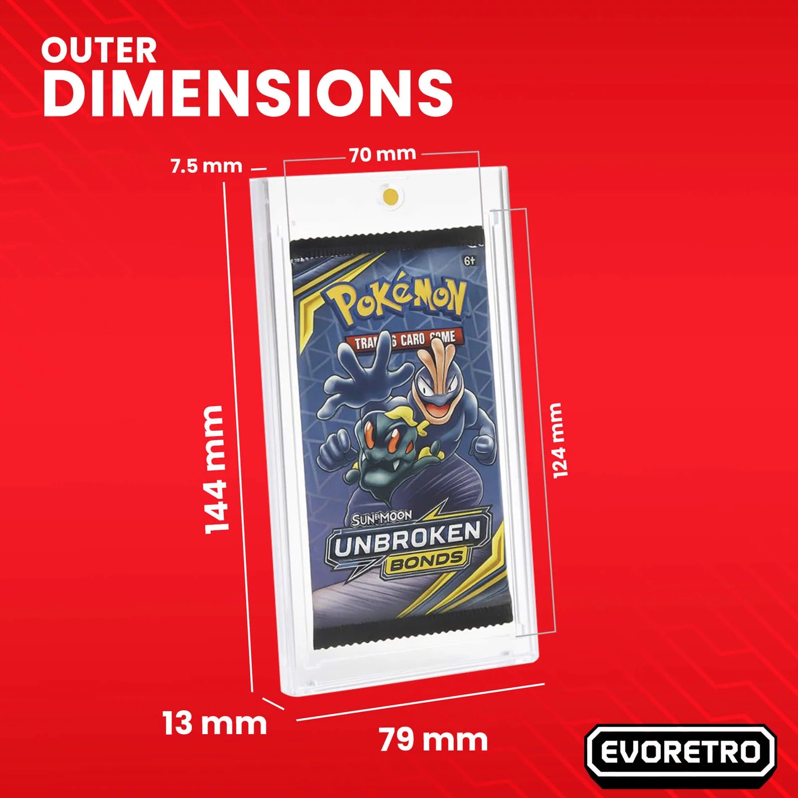 Evoretro: Booster Pack Magnetic One-Touch Case