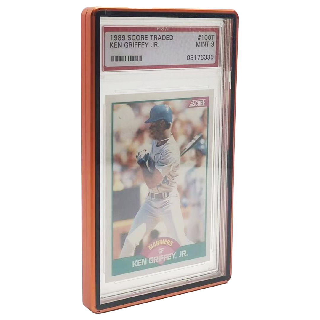 EVORETRO Magnetic Case for PSA Graded Cards - Orange