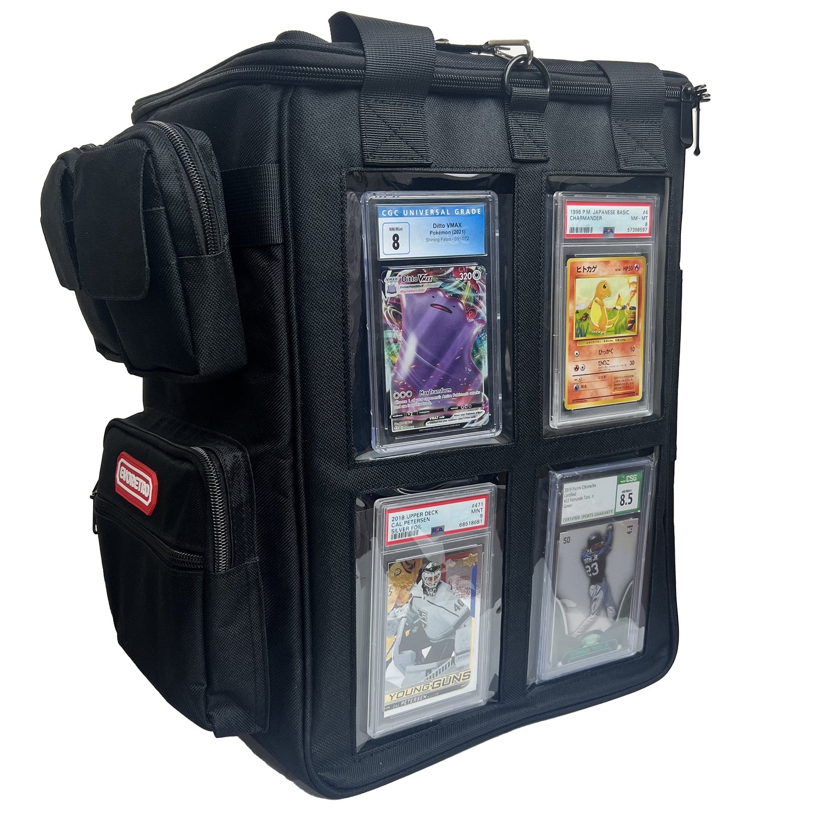 EVORETRO Premium Slab Binder Bag with Window - Black