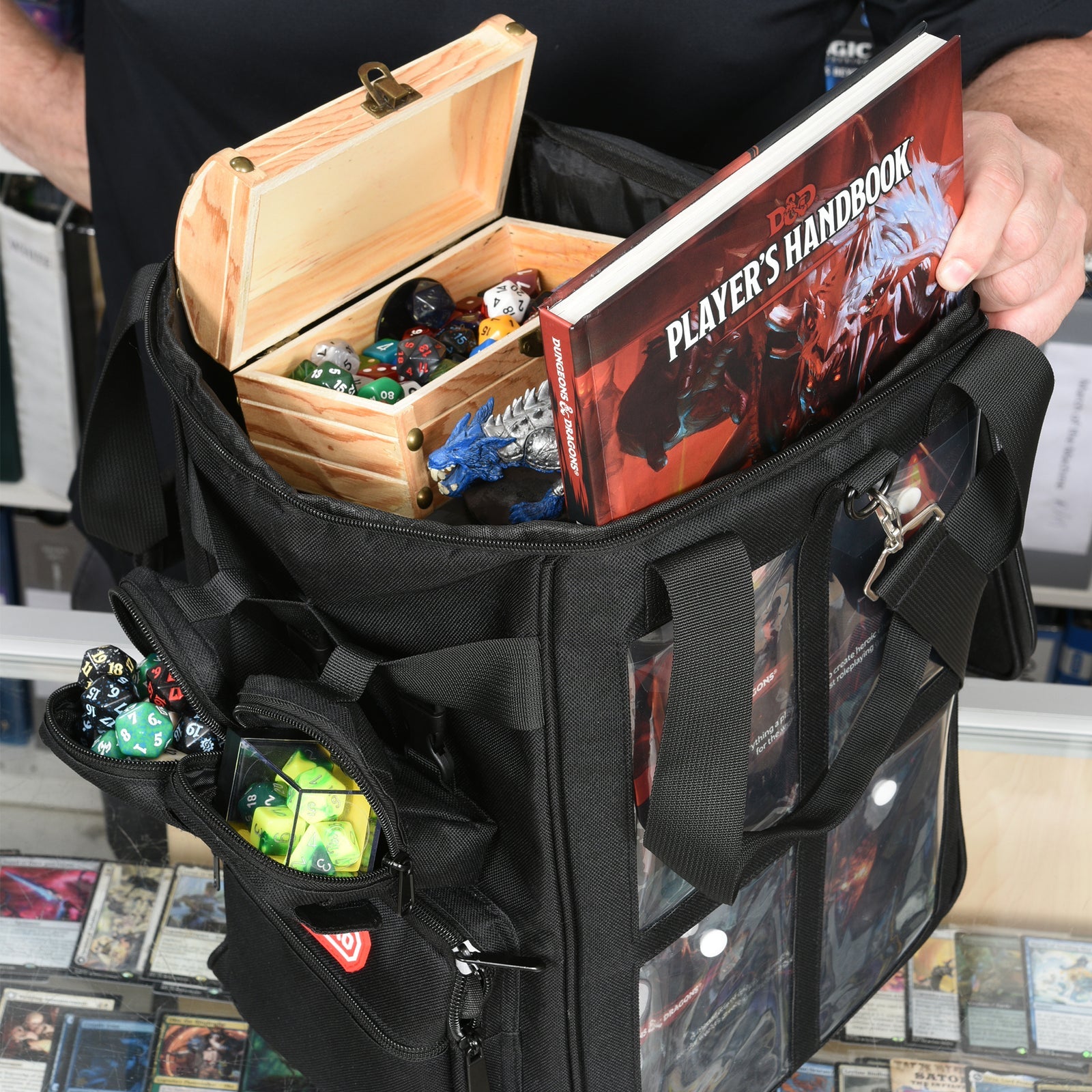 EVORETRO Premium Slab Binder Bag with Window - Black