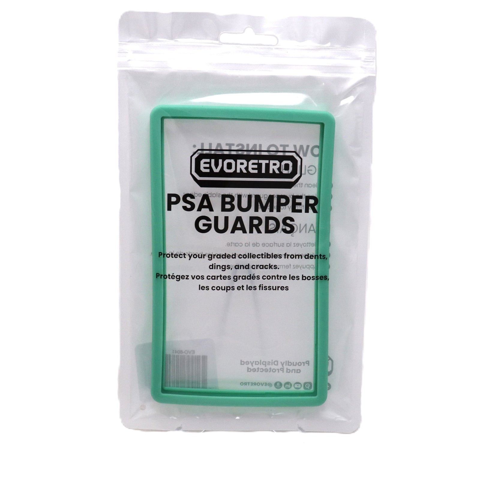 EVORETRO Bumper Graded Slab Protector - PSA Mint Light Green