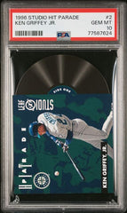 1996 Studio Hit Parade #2 Ken Griffey Jr. #4465/5000 PSA 10 | Eastridge Sports Cards
