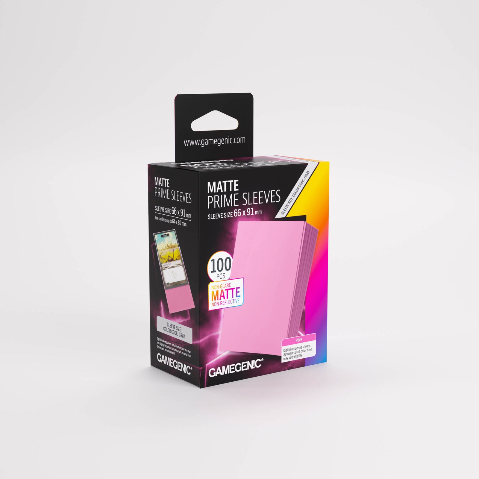 Gamegenic Prime Matte Sleeves - Pink