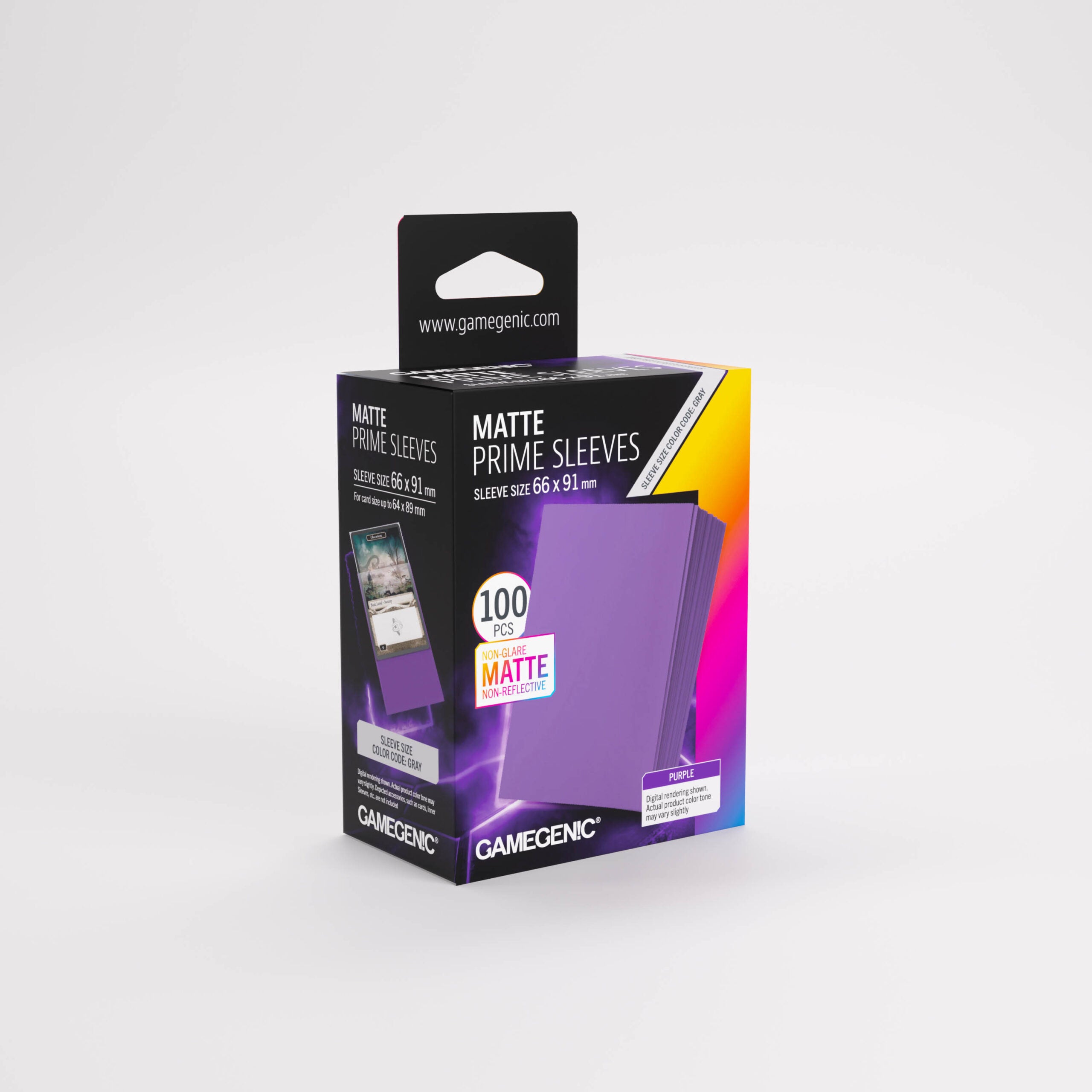Gamegenic Prime Matte Sleeves - Purple