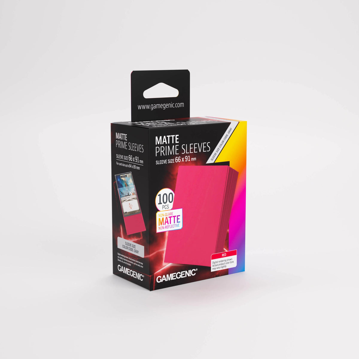 Gamegenic Prime Matte Sleeves - Red