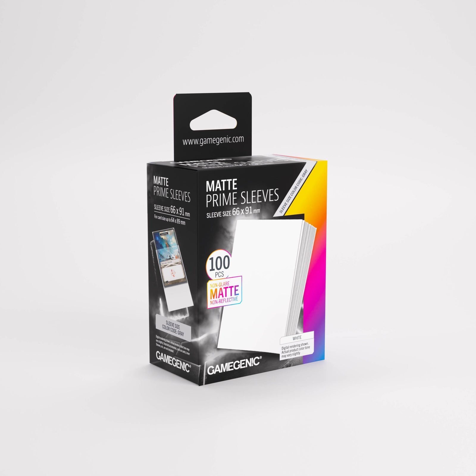 Gamegenic Prime Matte Sleeves - White