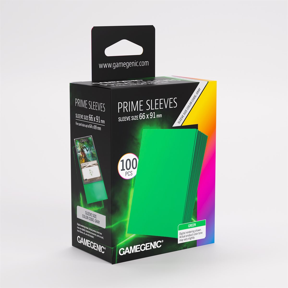 Gamegenic Prime Sleeves - Green