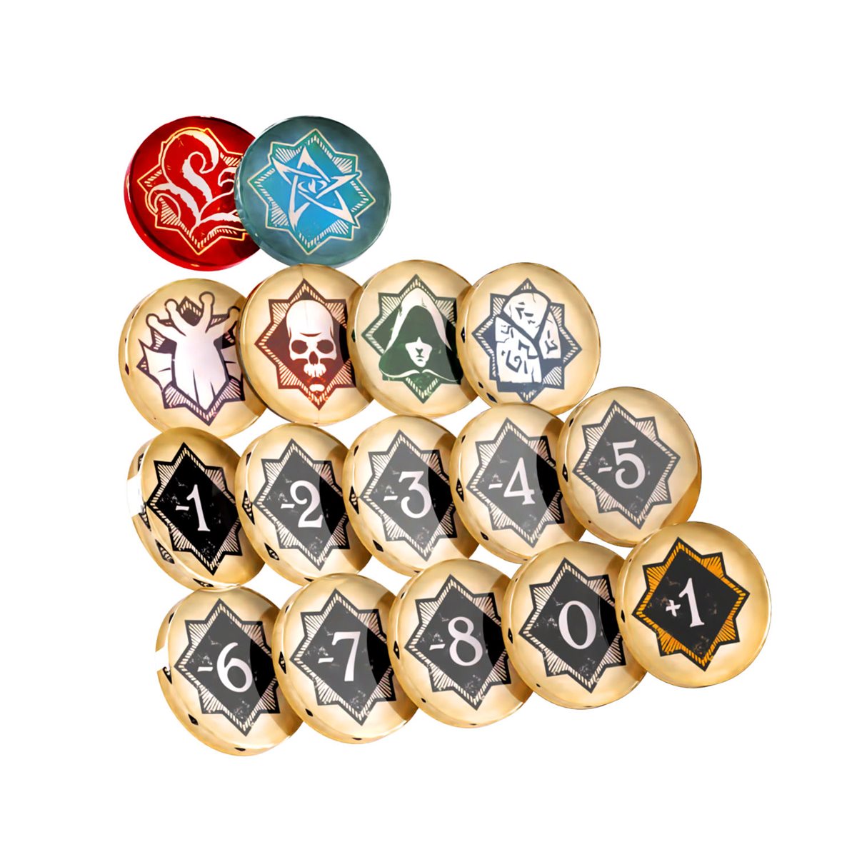 Arkham Horror: Chaos Tokens & Chaos Bag