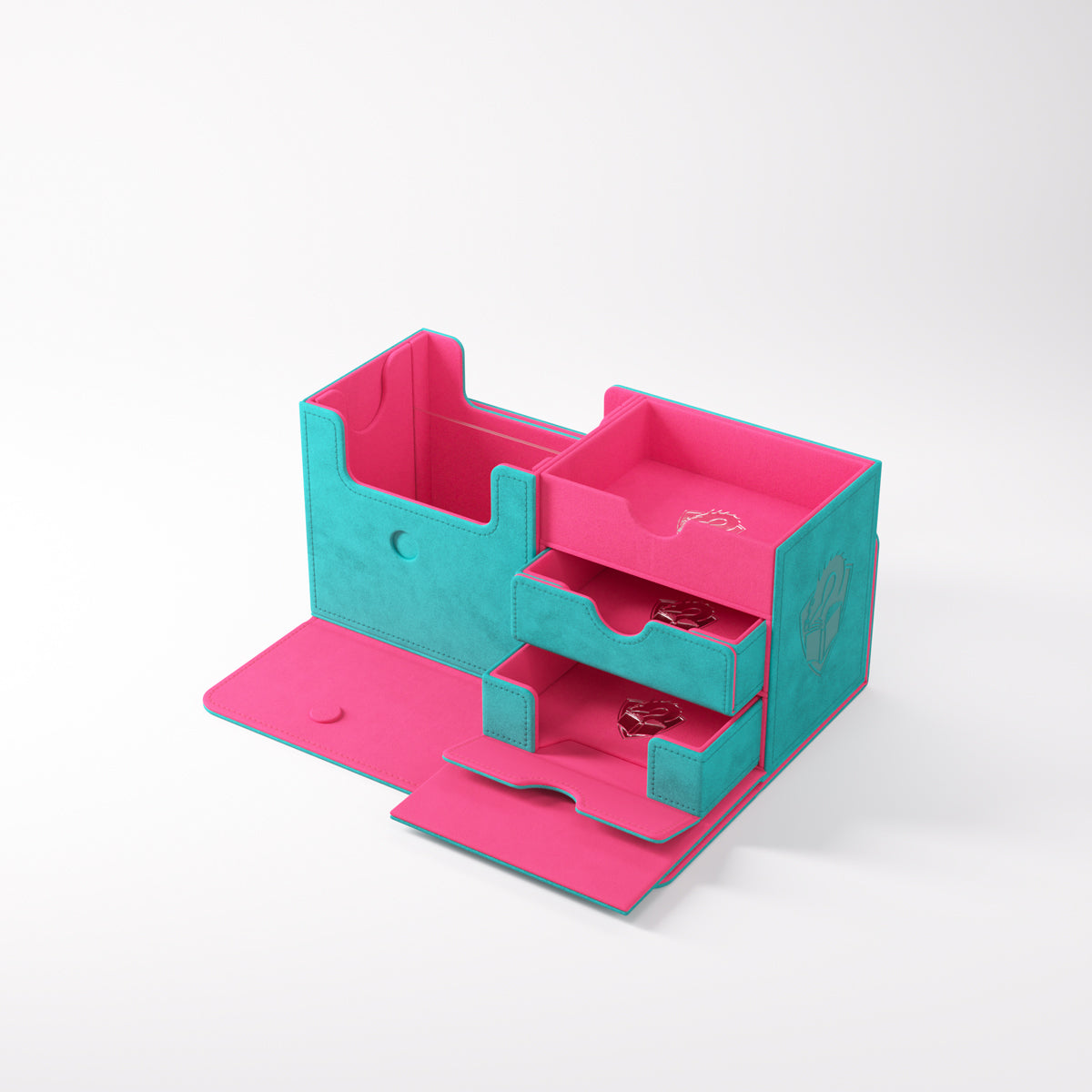 Gamegenic: The Academic 133+ XL Tolarian Edition Deck Box - Teal / Pink