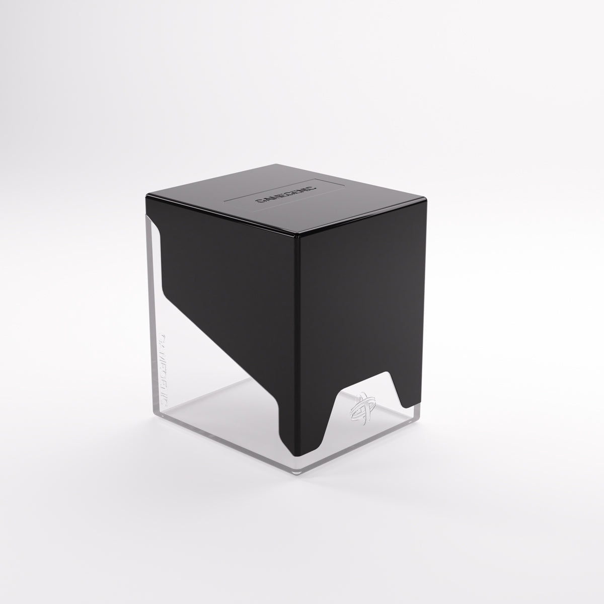 Gamegenic Bastion 100+ XL Deck Box - Black / Clear | Eastridge Sports Cards