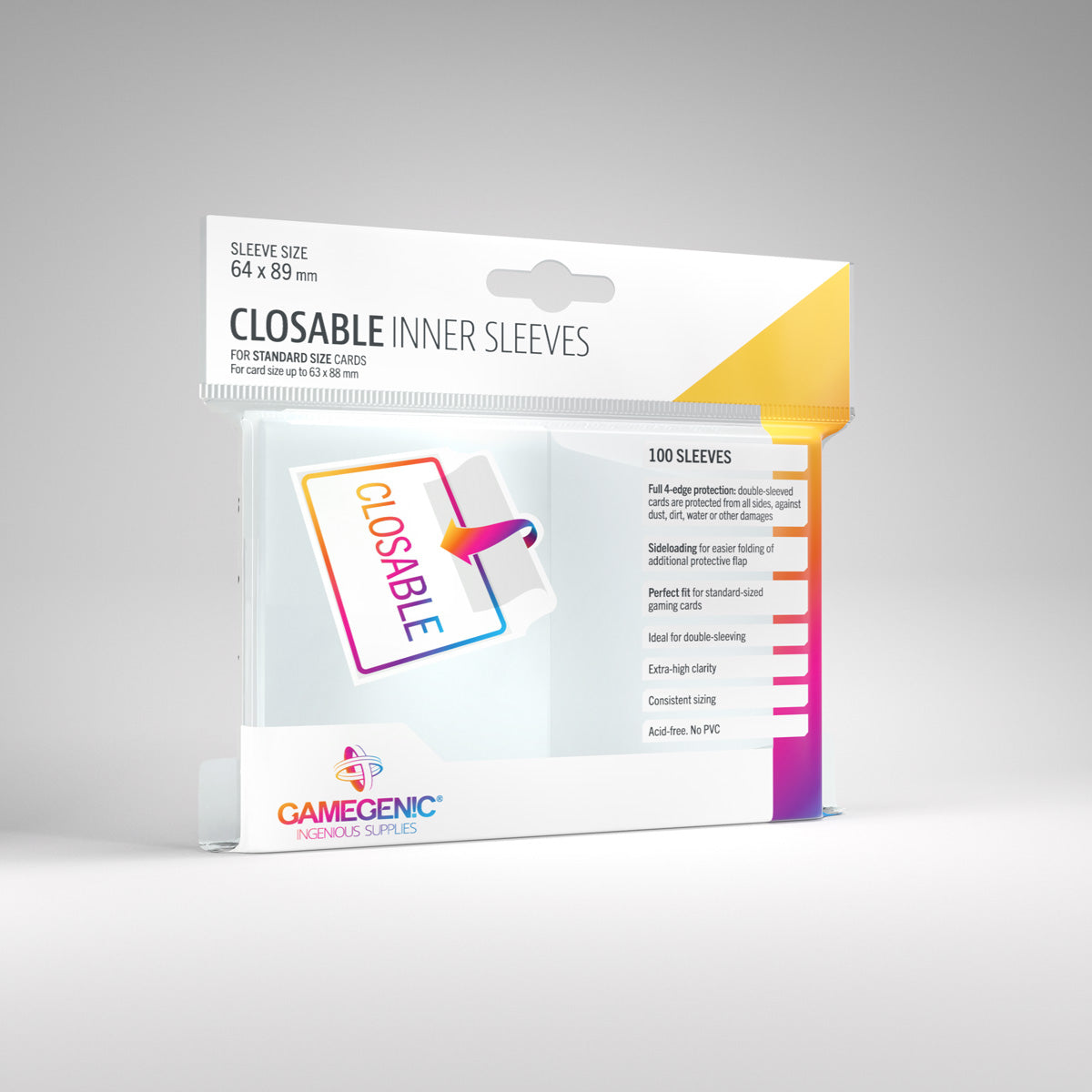 Gamegenic: Closable Inner Sleeves (100ct) | Eastridge Sports Cards