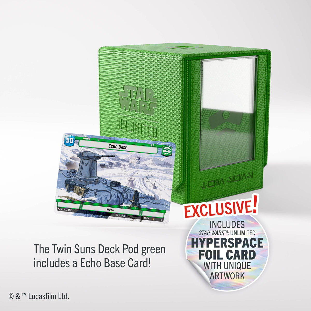 Star Wars Unlimited: Twin Suns Deck Pod - Green | Eastridge Sports Cards