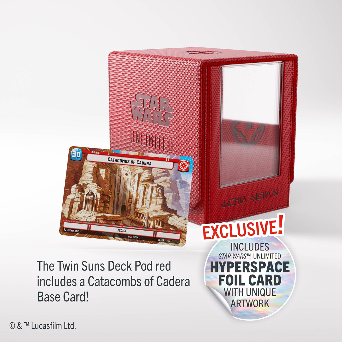 Star Wars Unlimited: Twin Suns Deck Pod - Red