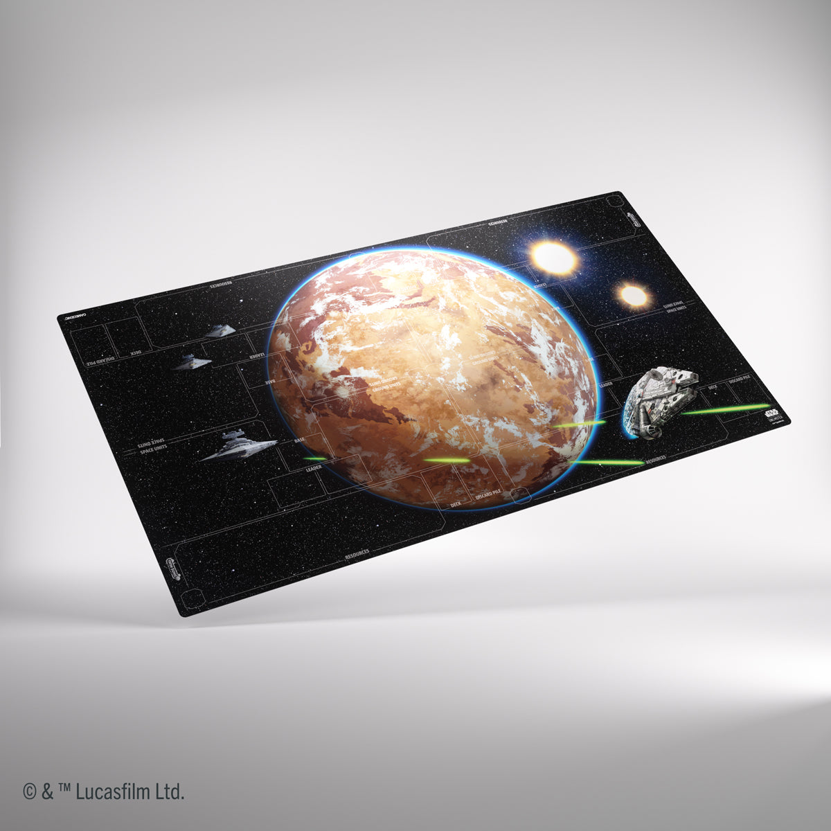 Star Wars Unlimited: Prime Battle Zone Game Mat ML - Twin Suns