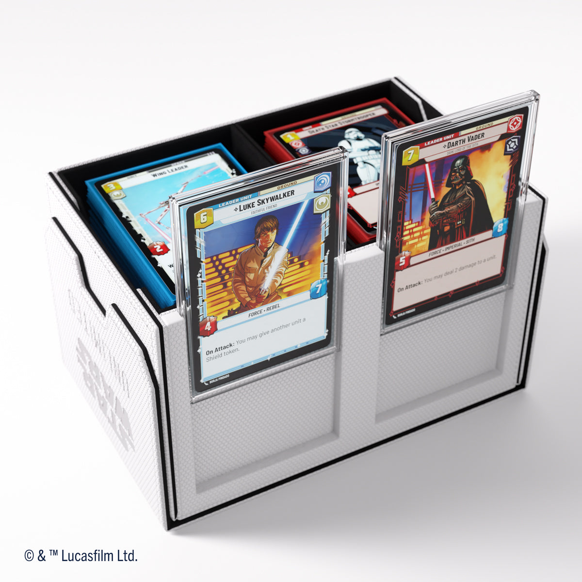 Star Wars Unlimited: Double Deck Pod - White / Black