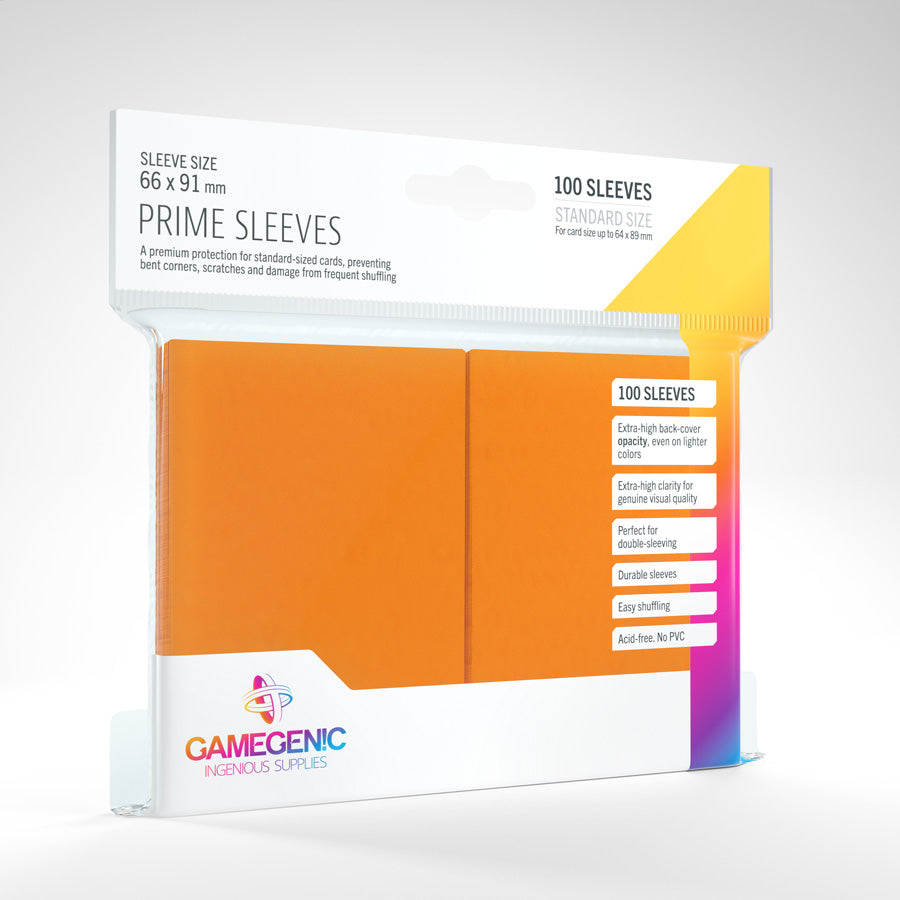 Gamegenic Prime Matte Sleeves - Orange