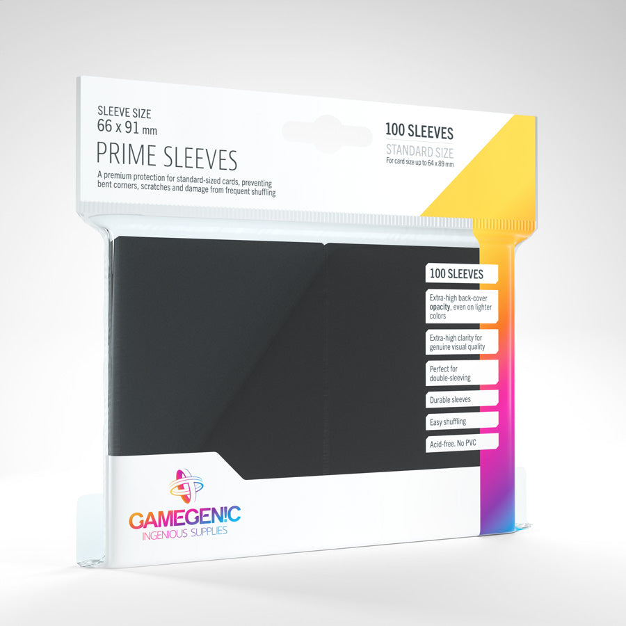 Gamegenic Prime Sleeves - Black | Eastridge Sports Cards