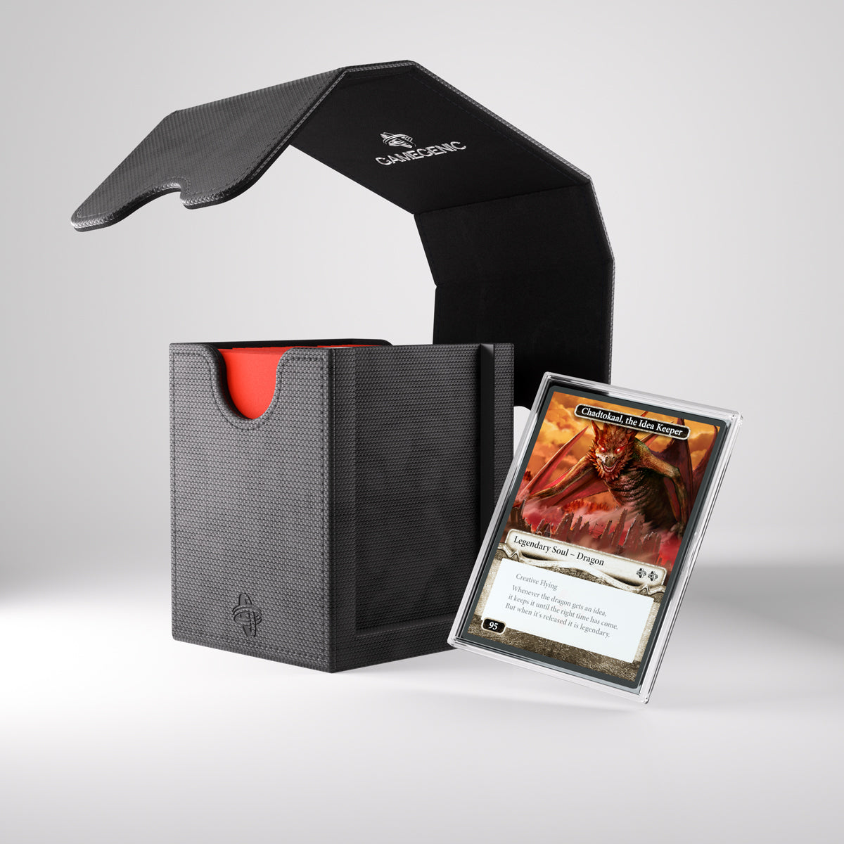 Gamegenic: Squire Plus 100+ XL Convertible Deck Box - Black