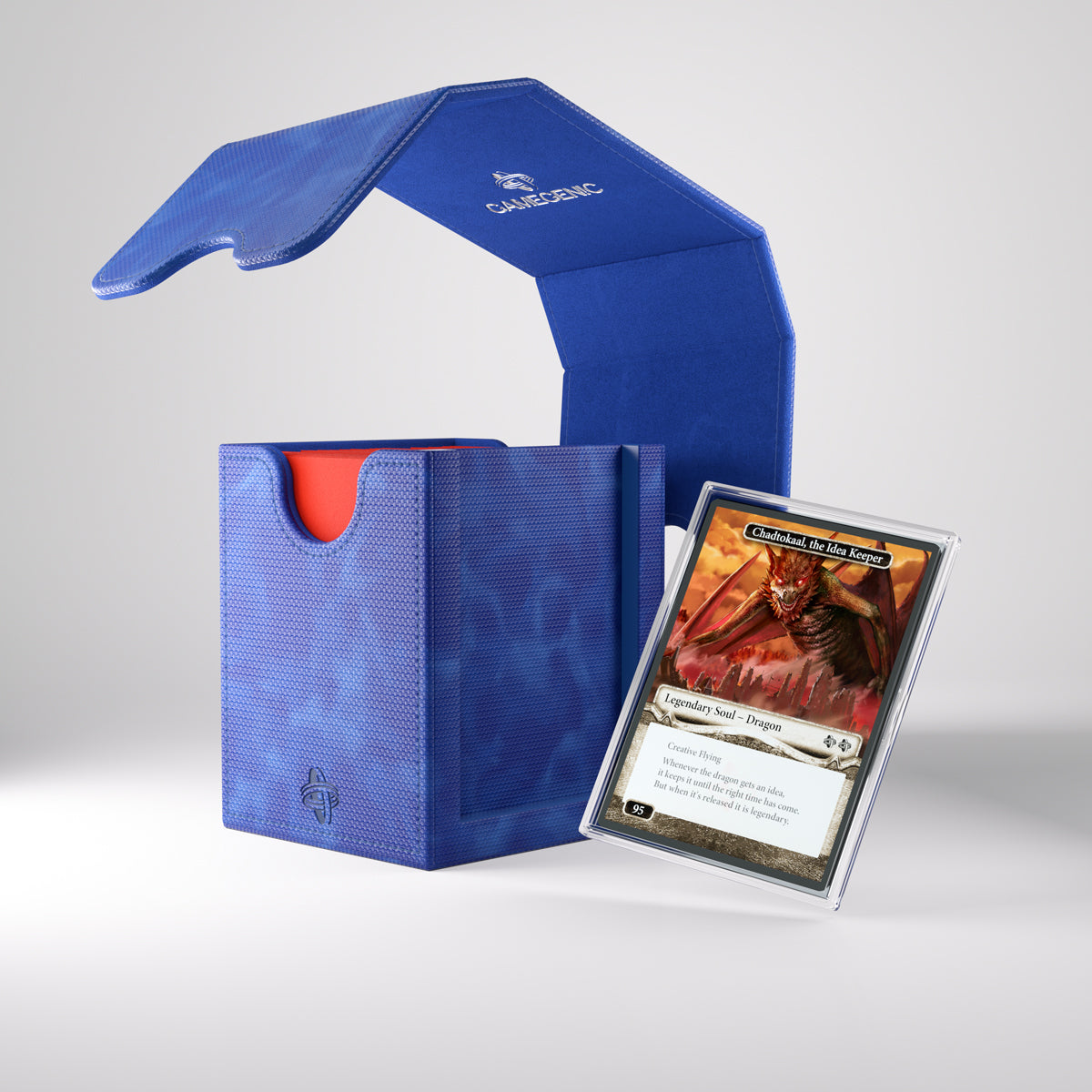 Gamegenic: Squire Plus 100+ XL Convertible Deck Box - Blue
