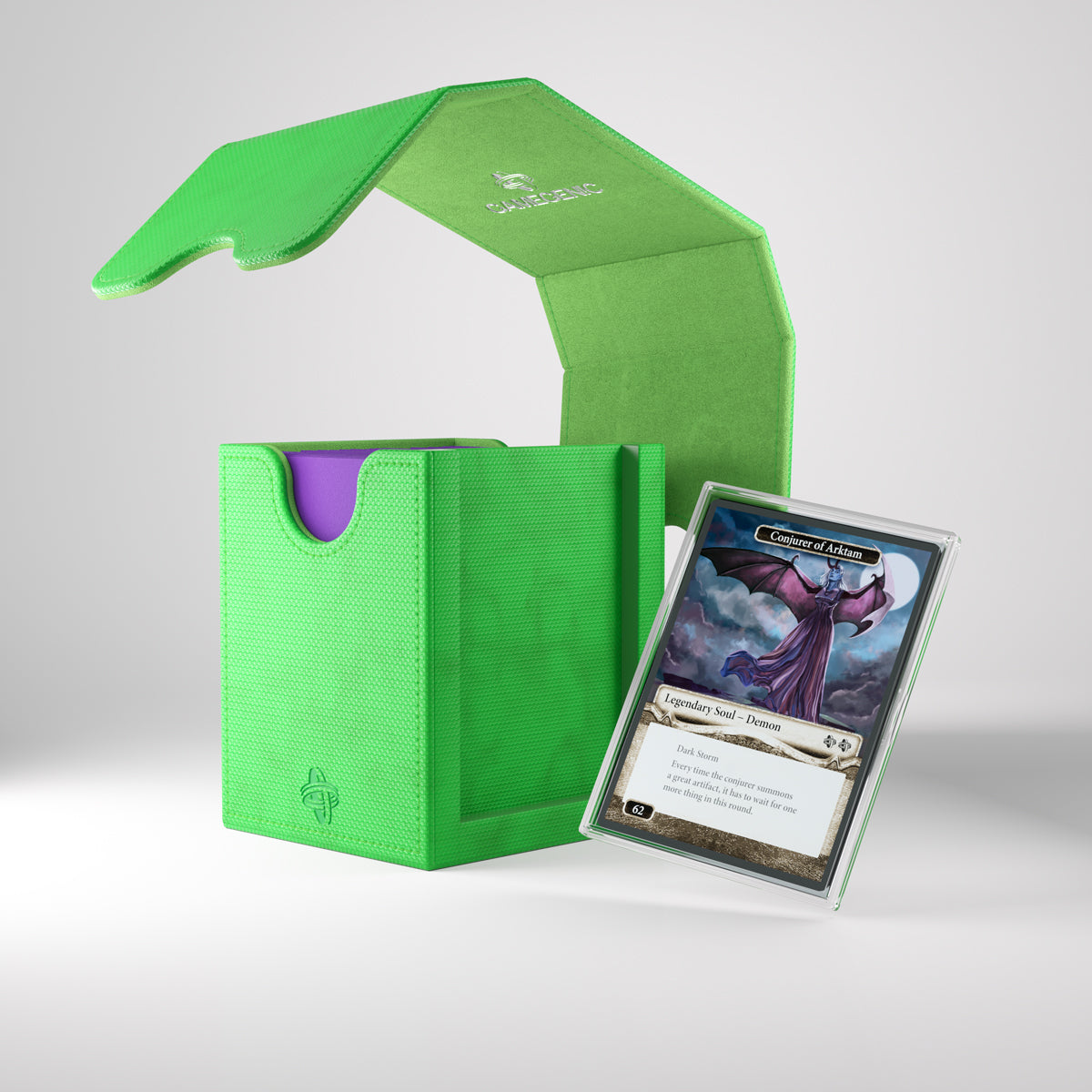 Gamegenic: Squire Plus 100+ XL Convertible Deck Box - Green