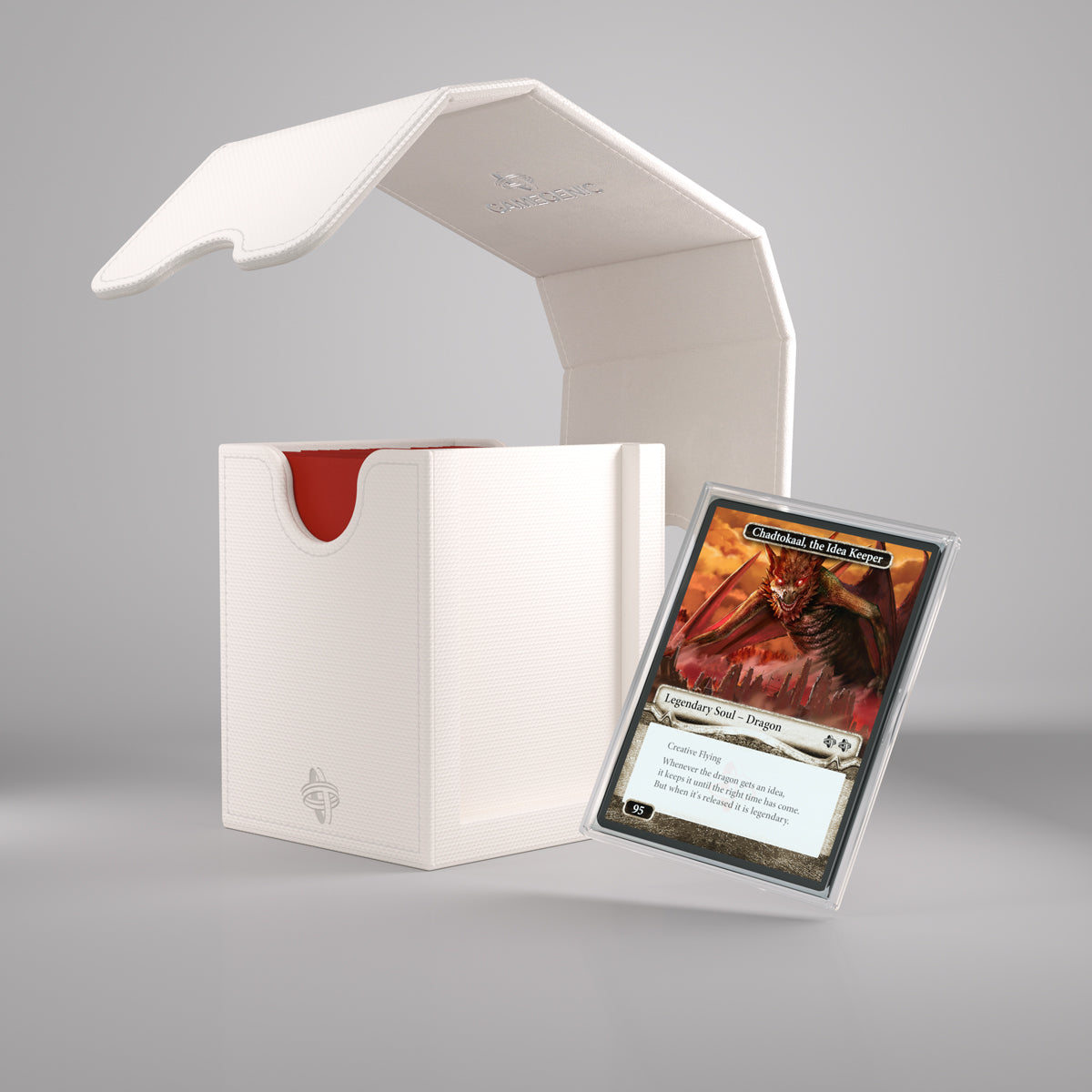 Gamegenic: Squire Plus 100+ XL Convertible Deck Box - White