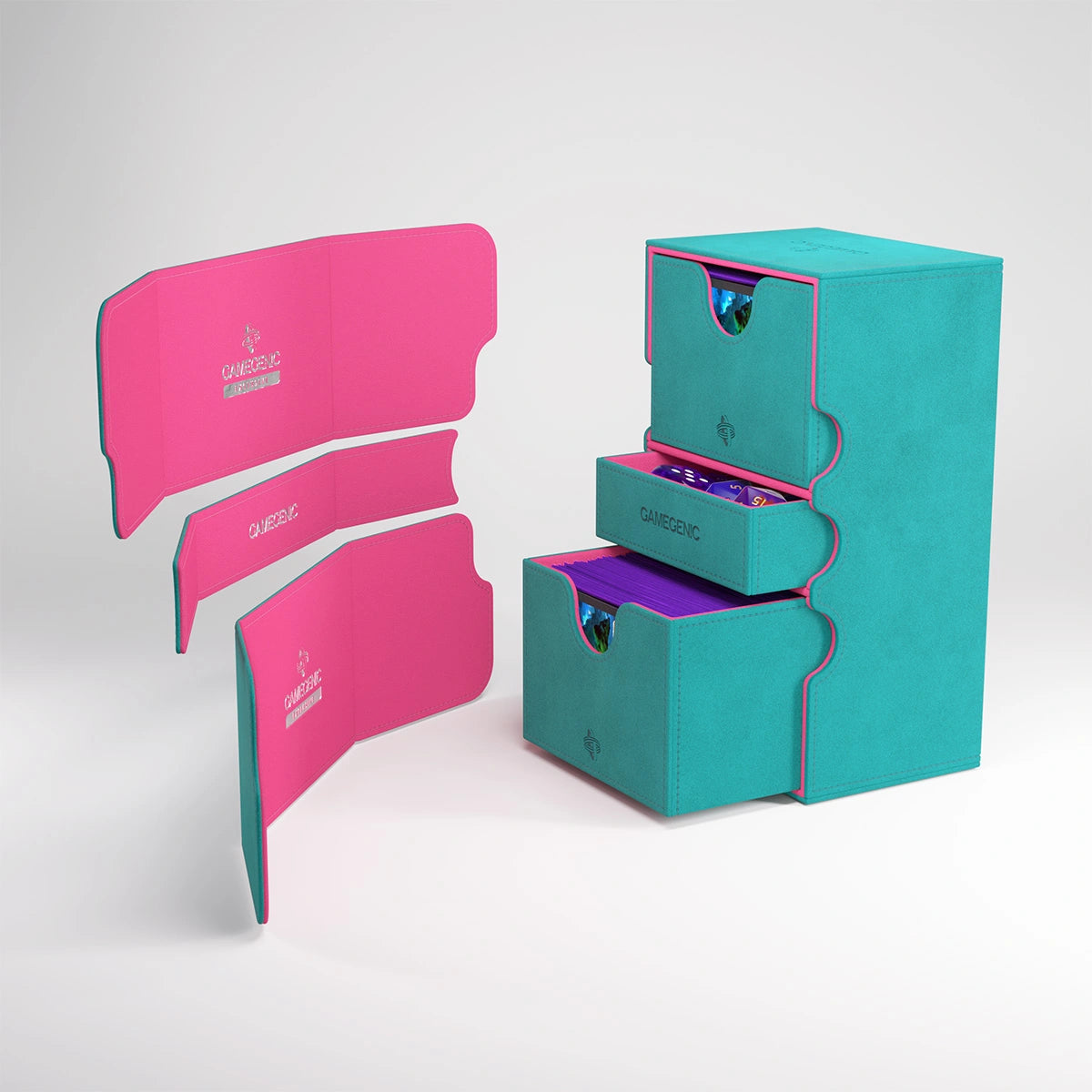 Gamegenic: Stronghold 200+ XL - Teal / Pink