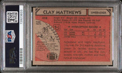1980 Topps #418 Clay Matthews PSA 6 (Rookie) | Eastridge Sports Cards