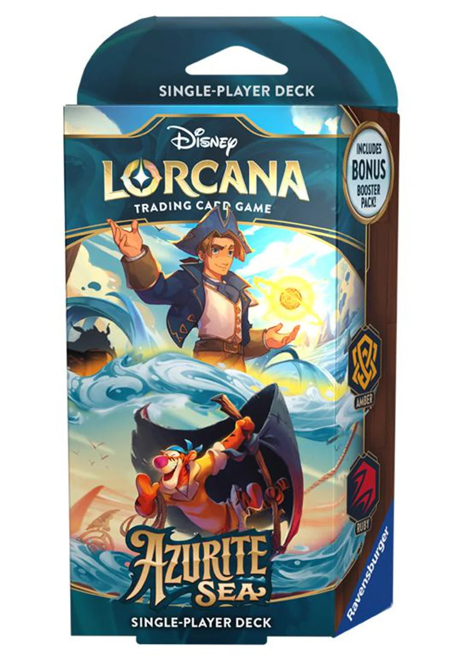 Disney Lorcana: Azurite Sea Starter Deck - Amber / Ruby | Eastridge Sports Cards