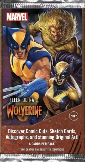 2024 Upper Deck Marvel Fleer Ultra Wolverine Hobby Pack