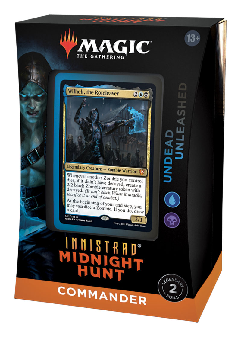 MTG: Innistrad Midnight Hunt Commander Deck - Wilhelt, The Rotcleaver
