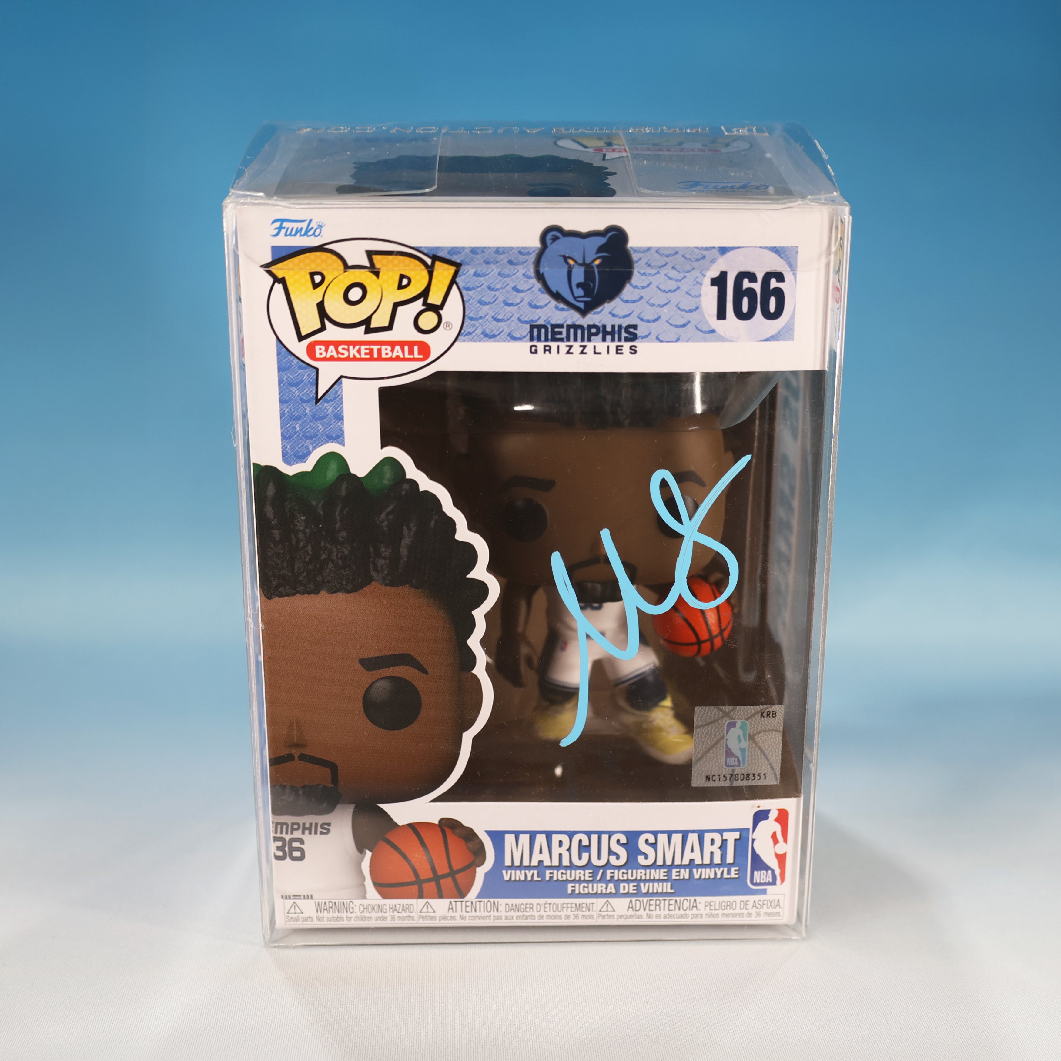 Funko Pop! NBA Memphis Grizzlies #166 Marcus Smart (Autographed) | Eastridge Sports Cards