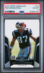 2010 Topps Unrivaled #112 Rob Gronkowski #473/999 PSA 6 (Rookie) | Eastridge Sports Cards