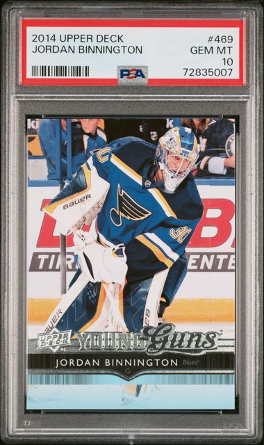 2014-15 Upper Deck #469 Jordan Binnington PSA 10 (Rookie) | Eastridge Sports Cards