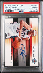 2005-06 Ultimate Collection Signatures #USVC Vince Carter PSA 10 | Eastridge Sports Cards
