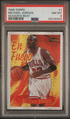 1996-97 Topps Season's Best #1 Michael Jordan PSA 8 | Eastridge Sports Cards