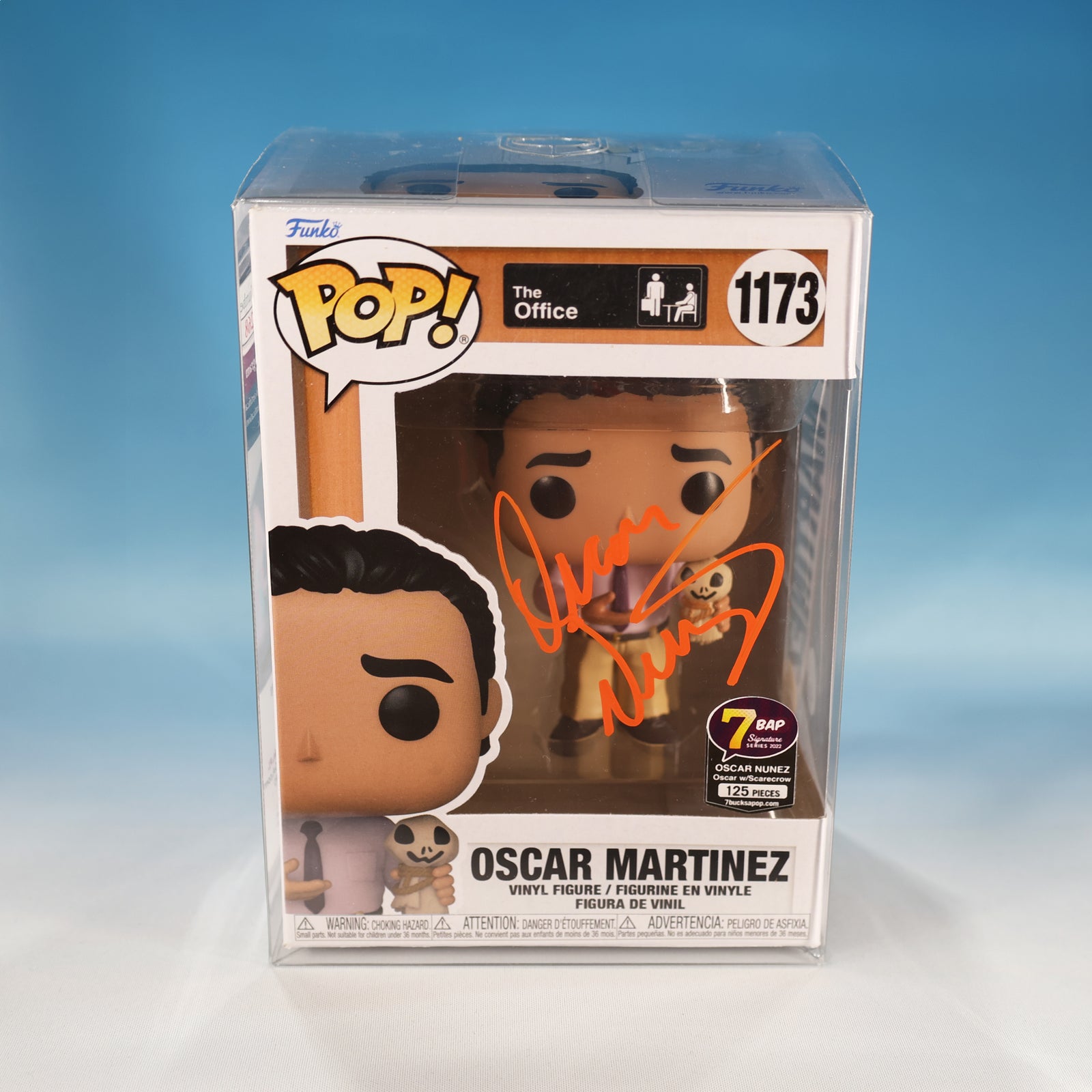 Funko Pop! The Office #1173 Oscar Martinez (Autographed by Oscar Nunez)