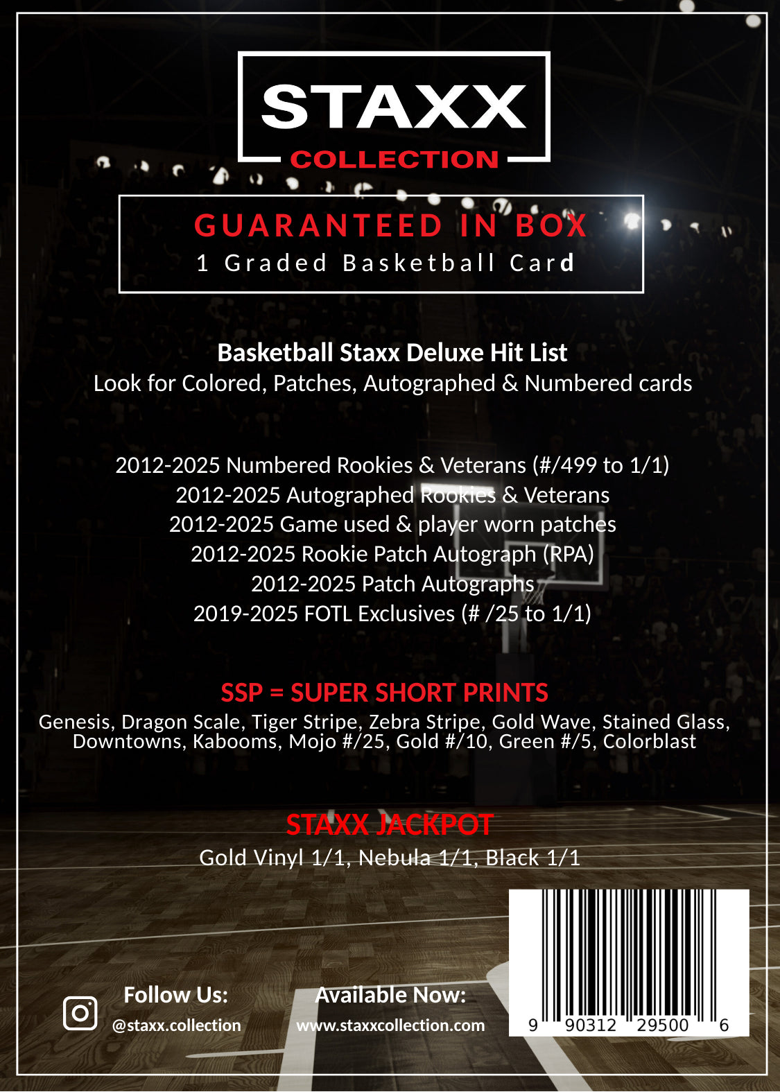 STAXX Deluxe Basketball