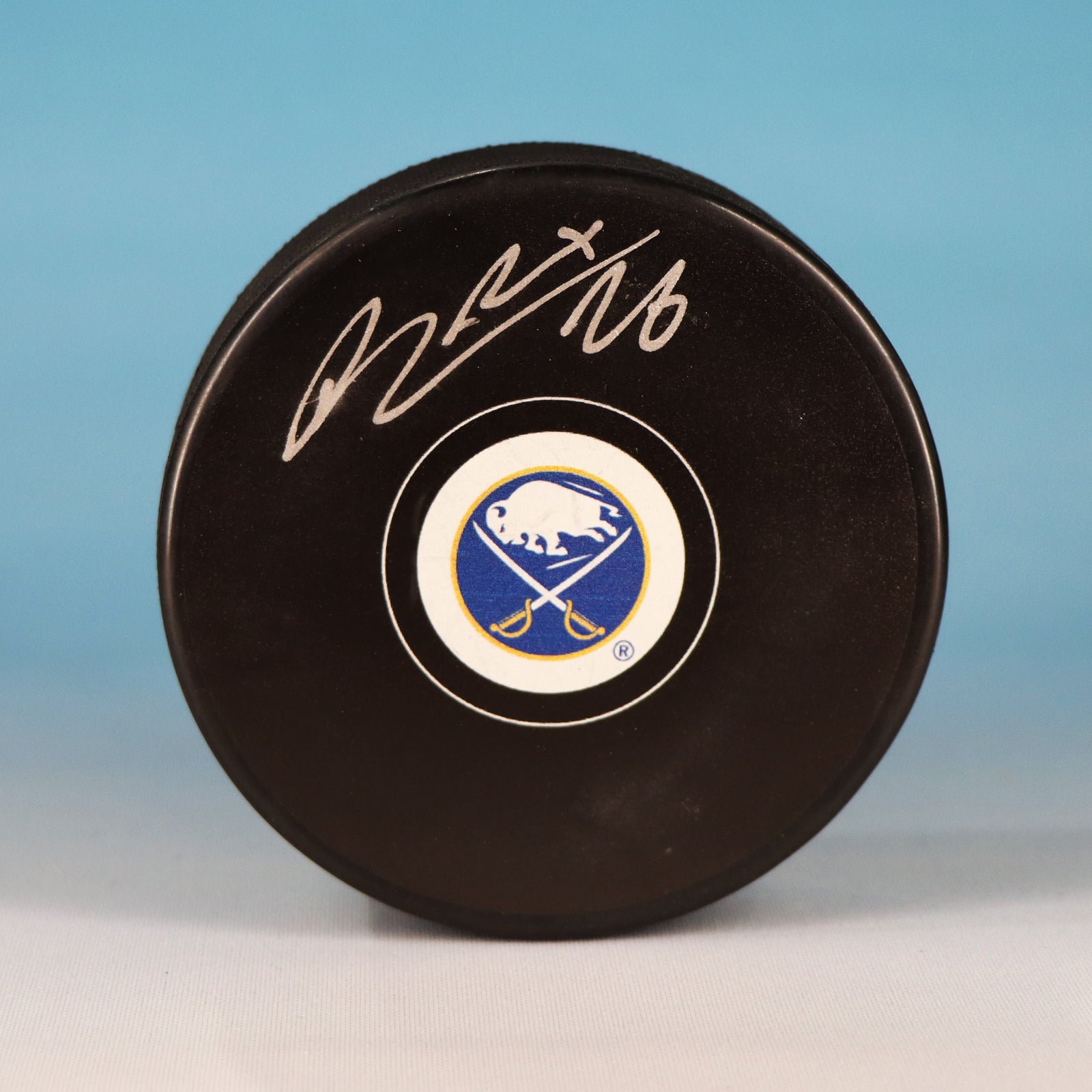 Rasmus Dahlin Buffalo Sabres Autographed Hockey Puck (Fanatics Authentic)