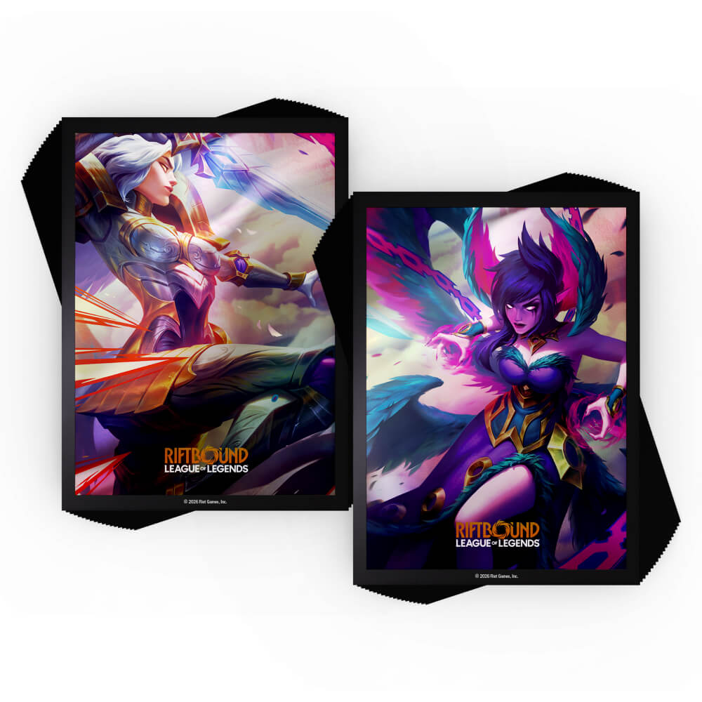 Riftbound: League of Legends - Vendetta Art Card Sleeves: Kayle vs. Morgana
