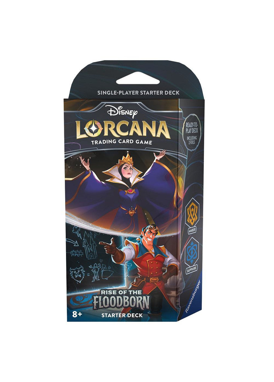 Disney Lorcana Rise of the Floodborn Starter Deck - Amber / Sapphire | Eastridge Sports Cards