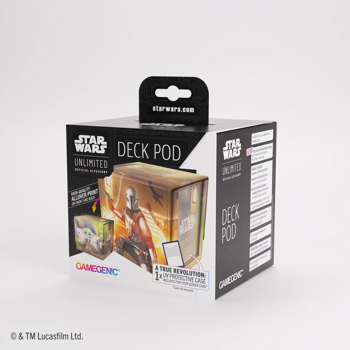 Gamegenic: Star Wars Unlimited Deck Pod - The Mandalorian / Grogu
