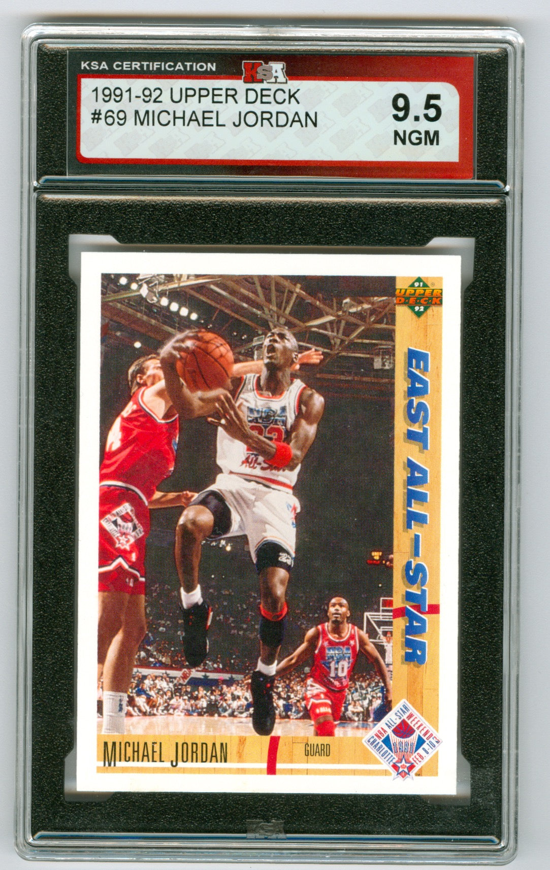 1991-92 Upper Deck #69 Michael Jordan KSA 9.5