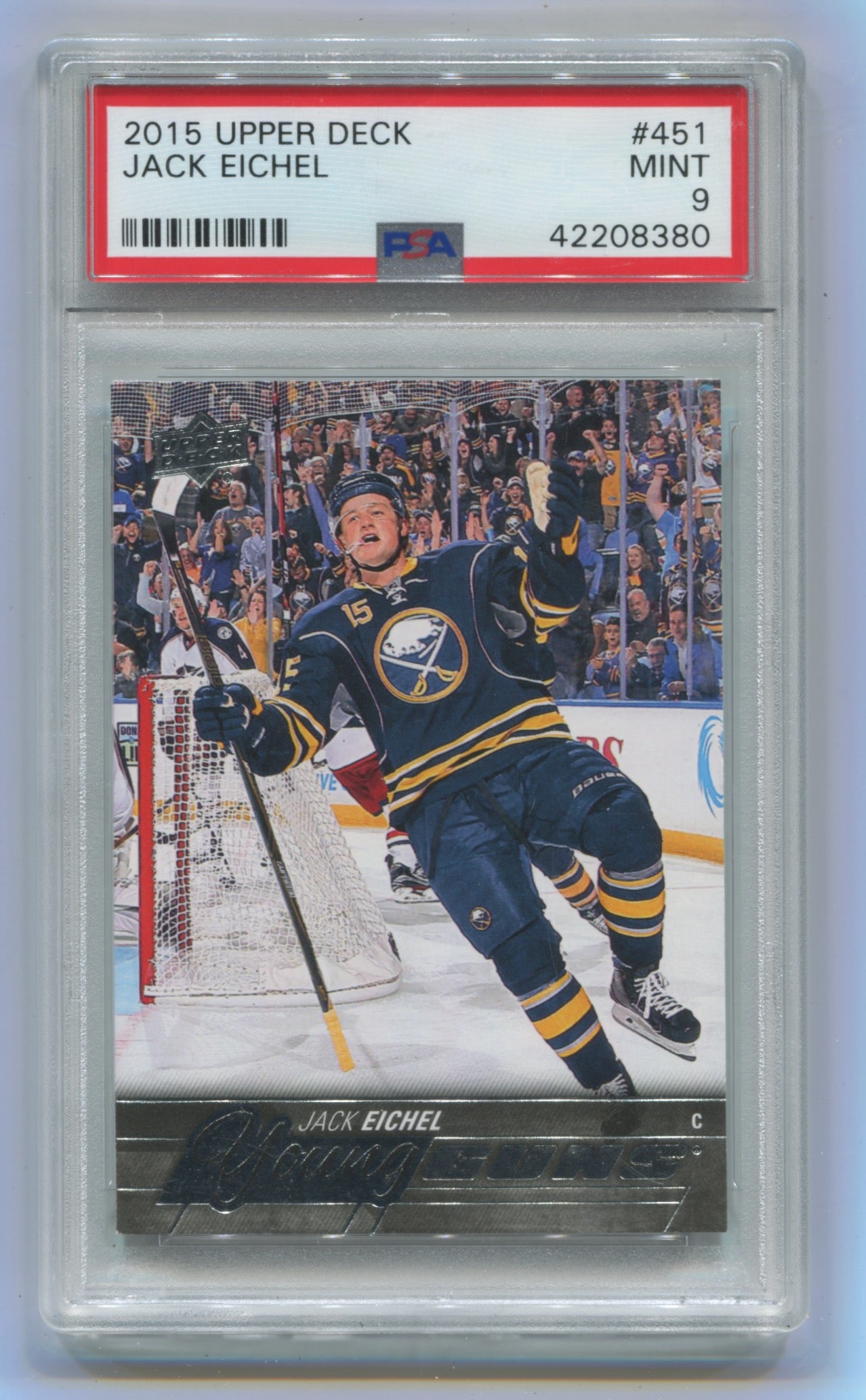 2015-16 Upper Deck #451 Jack Eichel PSA 9 (Rookie)