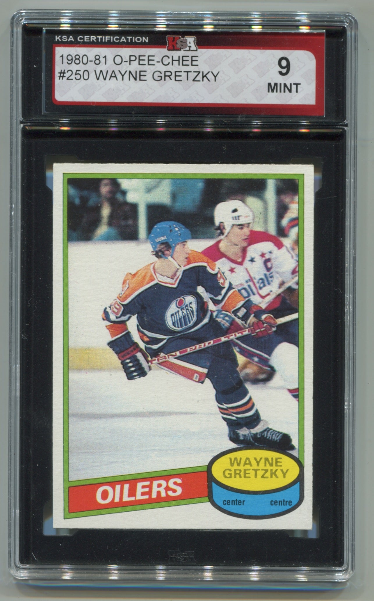 1980-81 O-Pee-Chee #250 Wayne Gretzky KSA 9