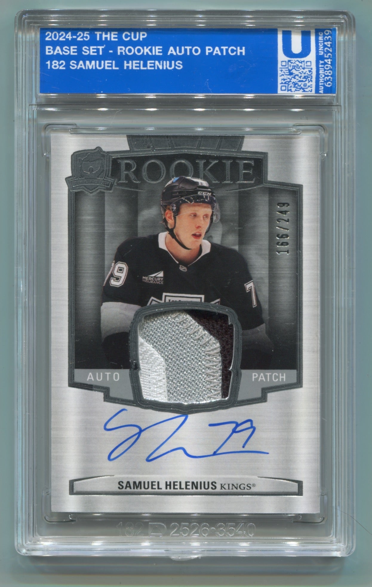 2024-25 Upper Deck The Cup #182 Samuel Helenius #166/249 (Rookie)