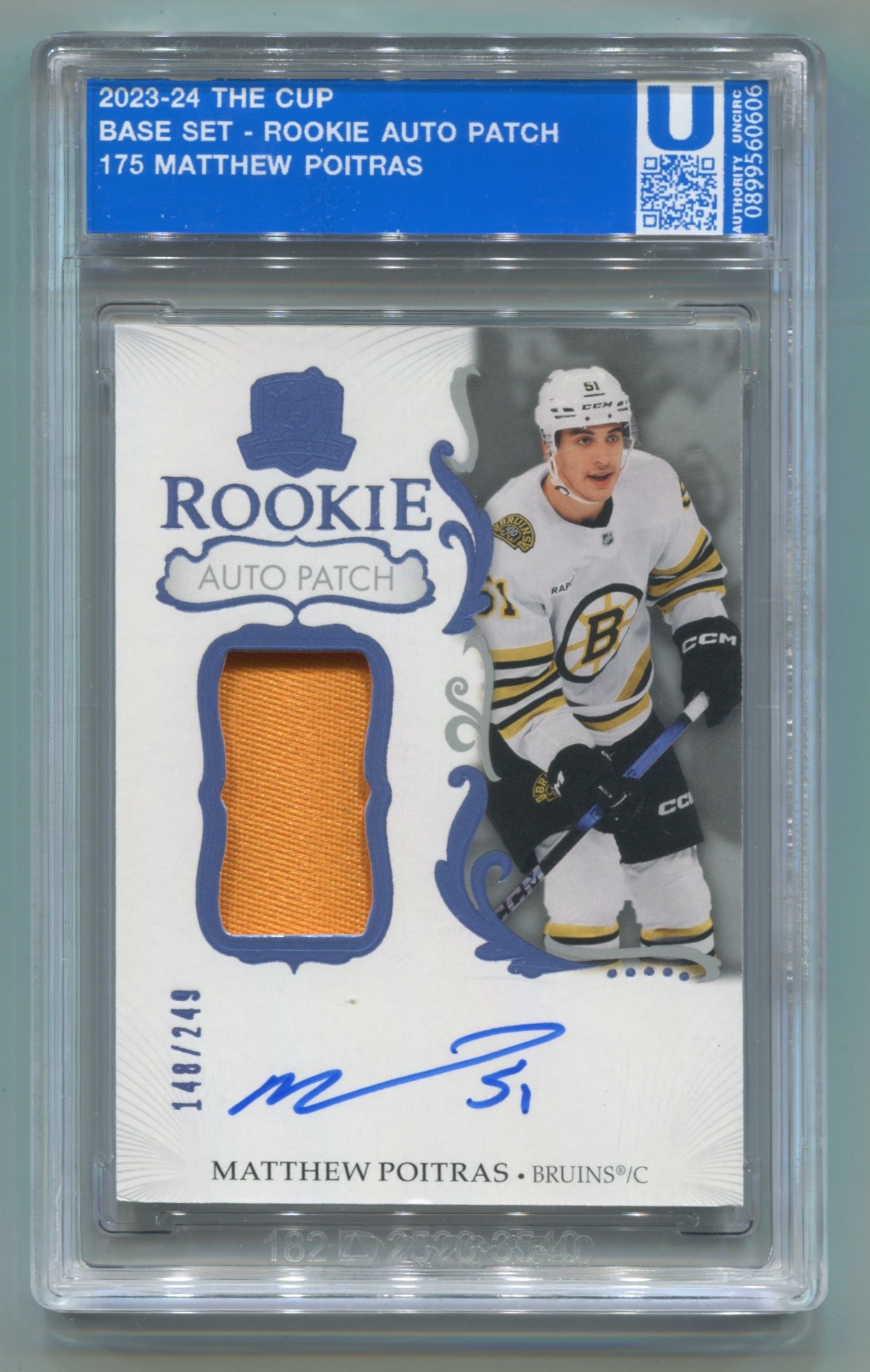 2023-24 Upper Deck The Cup #175 Matthew Poitras #148/249 (Rookie)