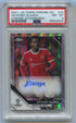 2021-22 Topps Chrome UEFA Champions League Auto #AE Anthony Elanga PSA 9 (Rookie)