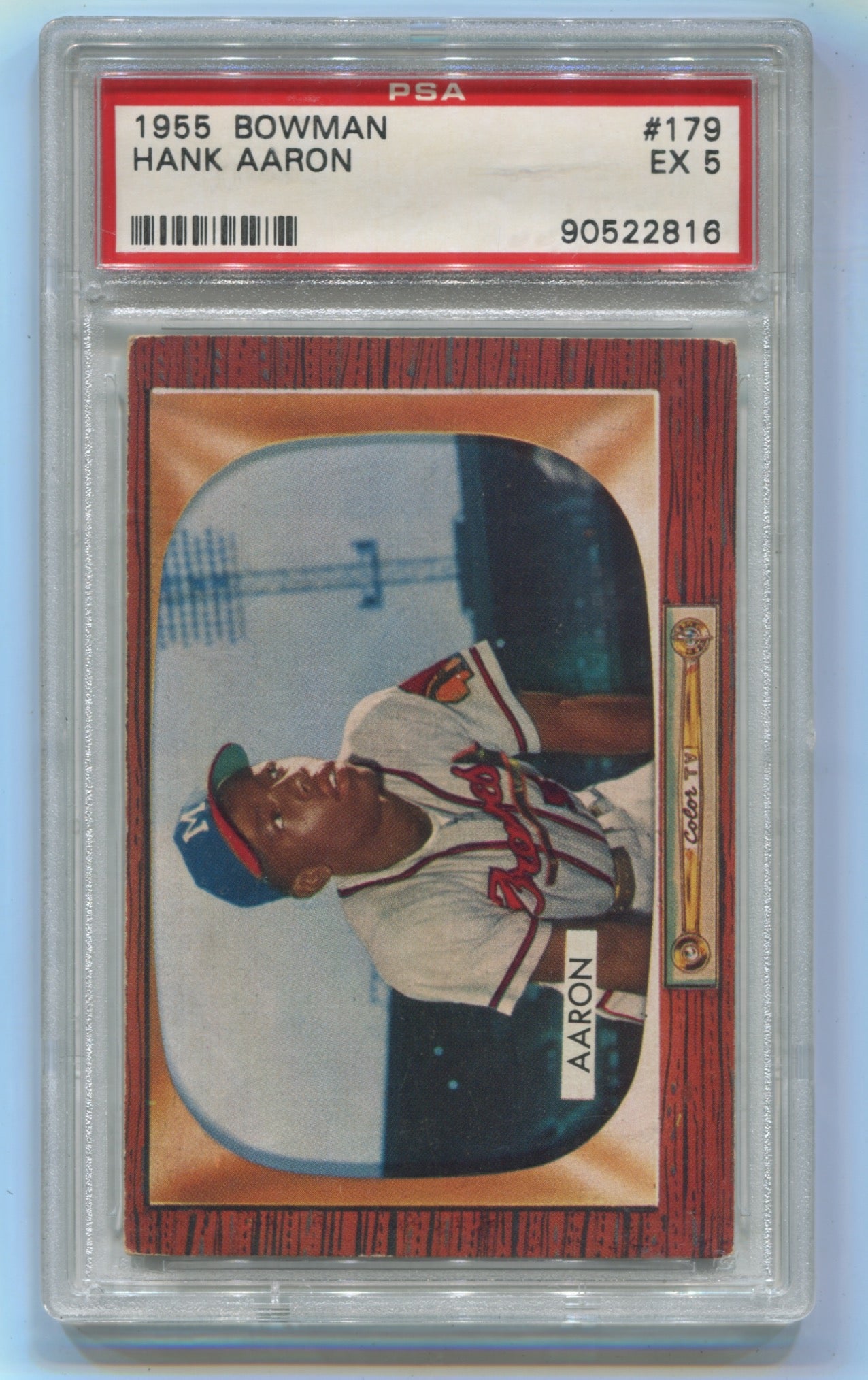 1955 Bowman #179 Hank Aaron PSA 5